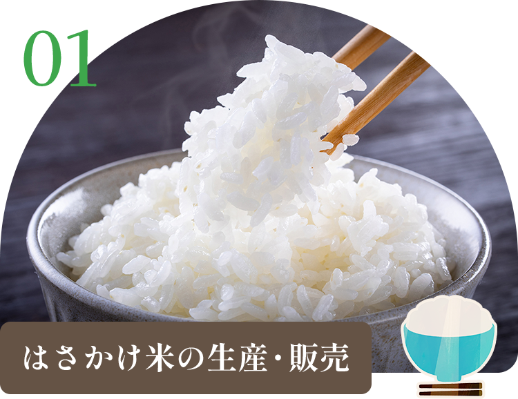 はさかけ米の生産・販売